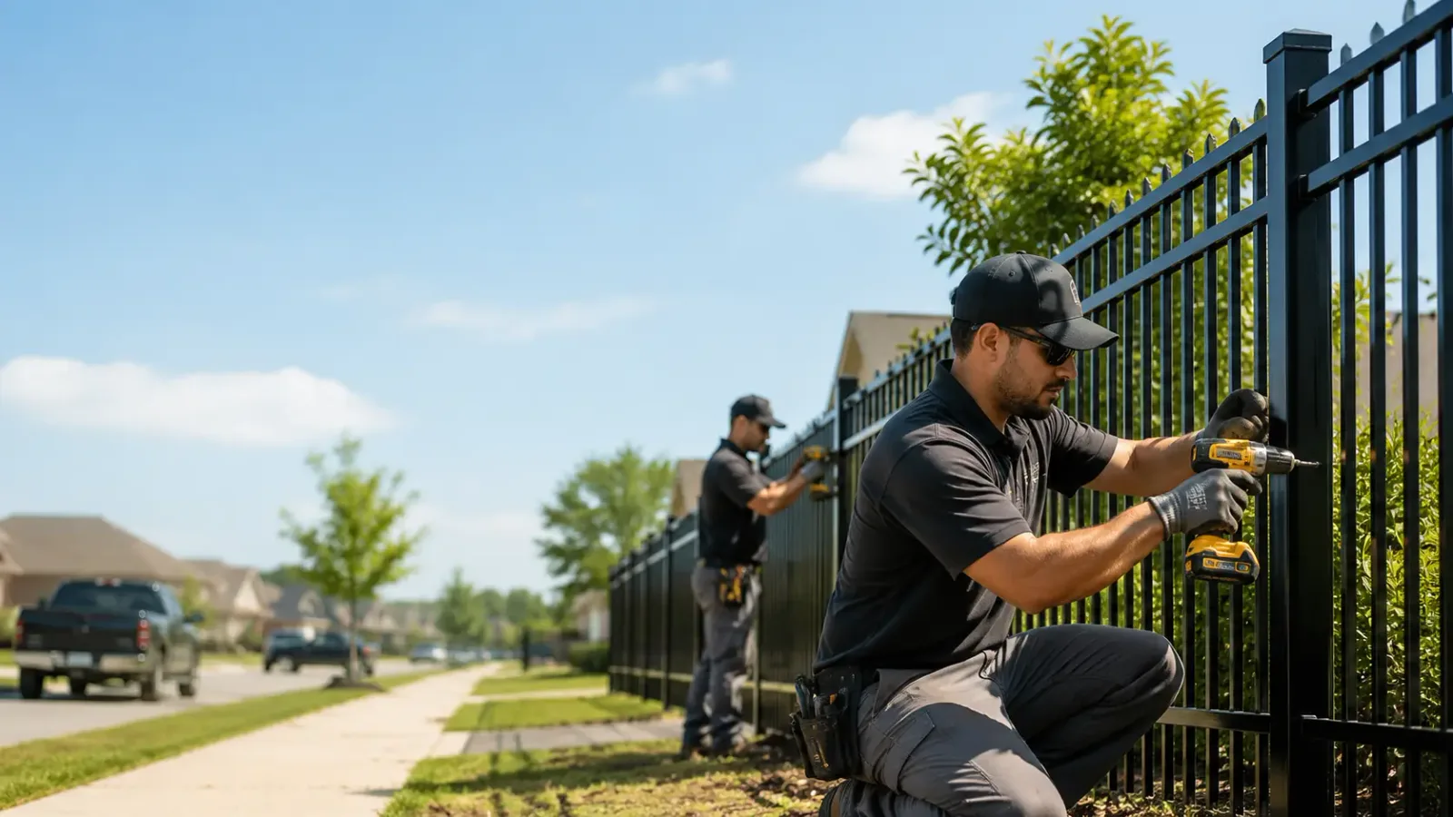 Metal Fence Installation in Greenville, VA